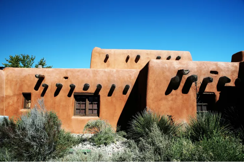 PRESS, MY DOMAIN, Functional home style with indigenous pueblo origins